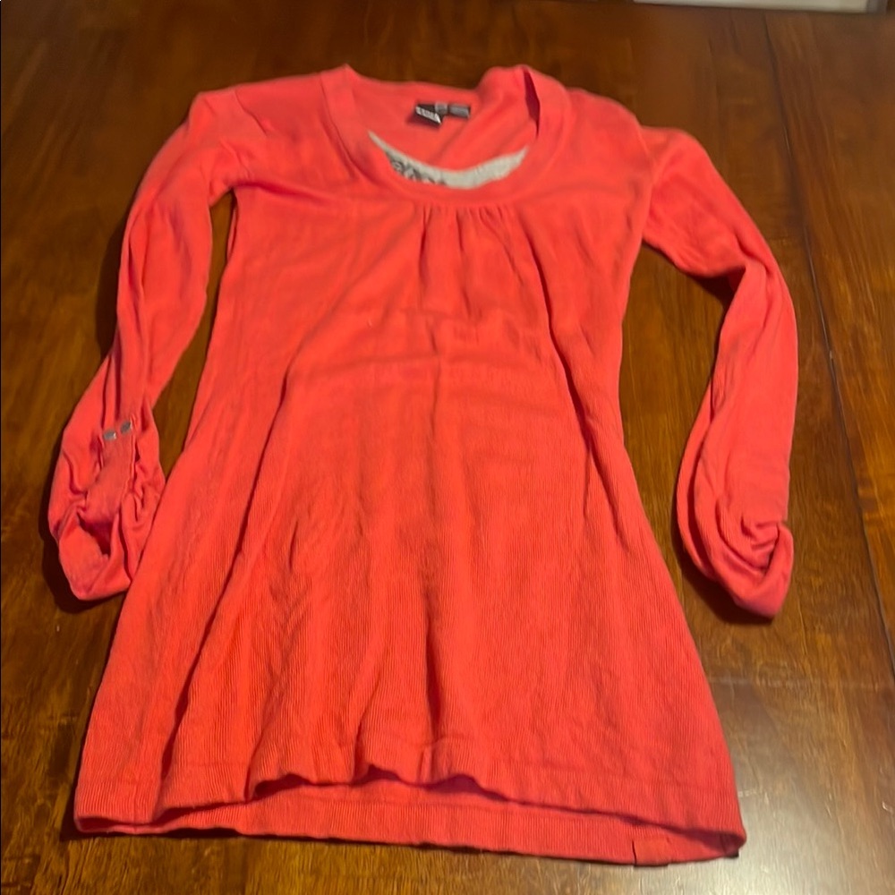 Bench Women's Long Sleeve Dress - Coral